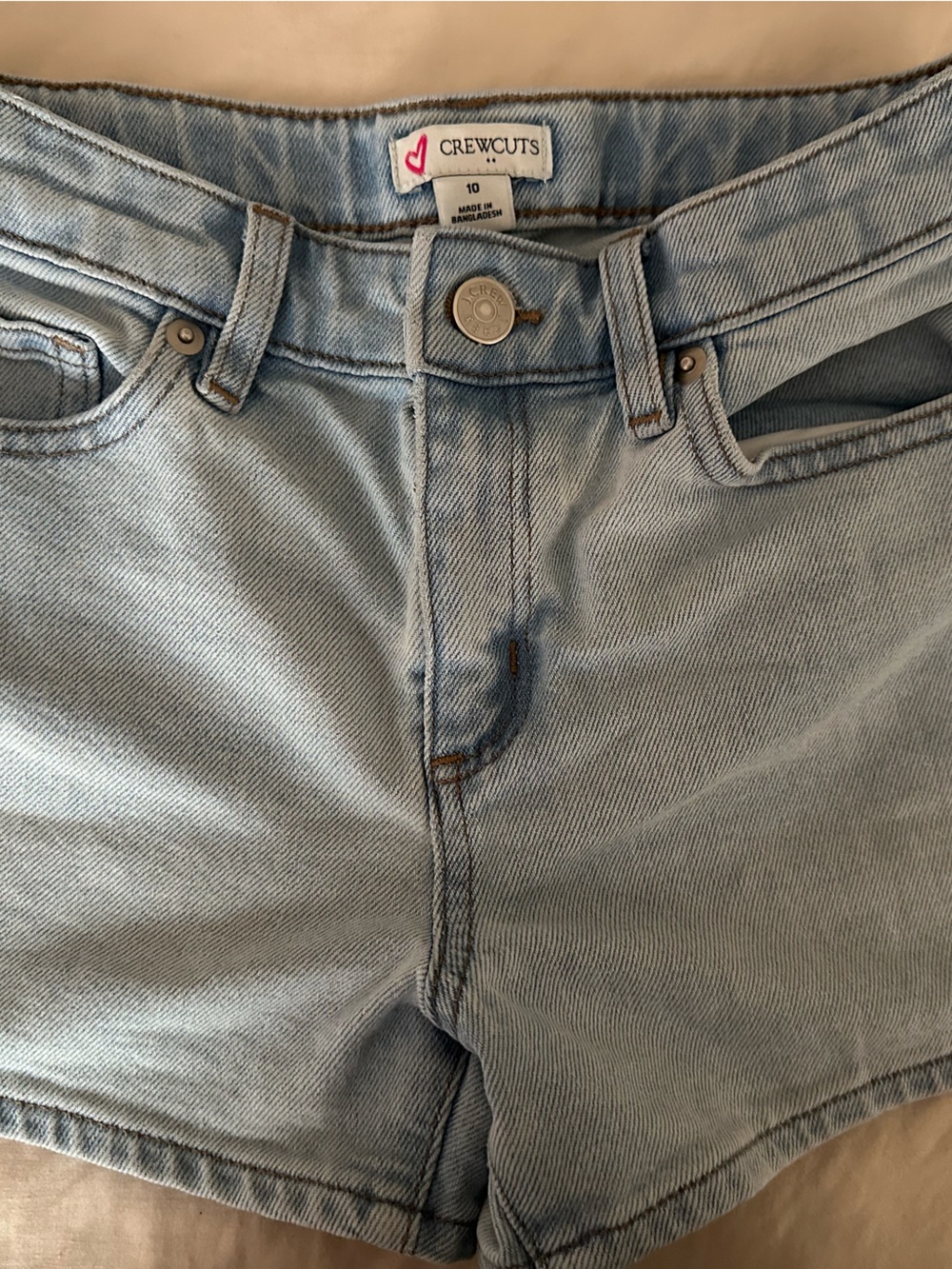 Crewcuts Light Blue Denim Shorts